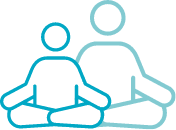 Partners in meditation practice